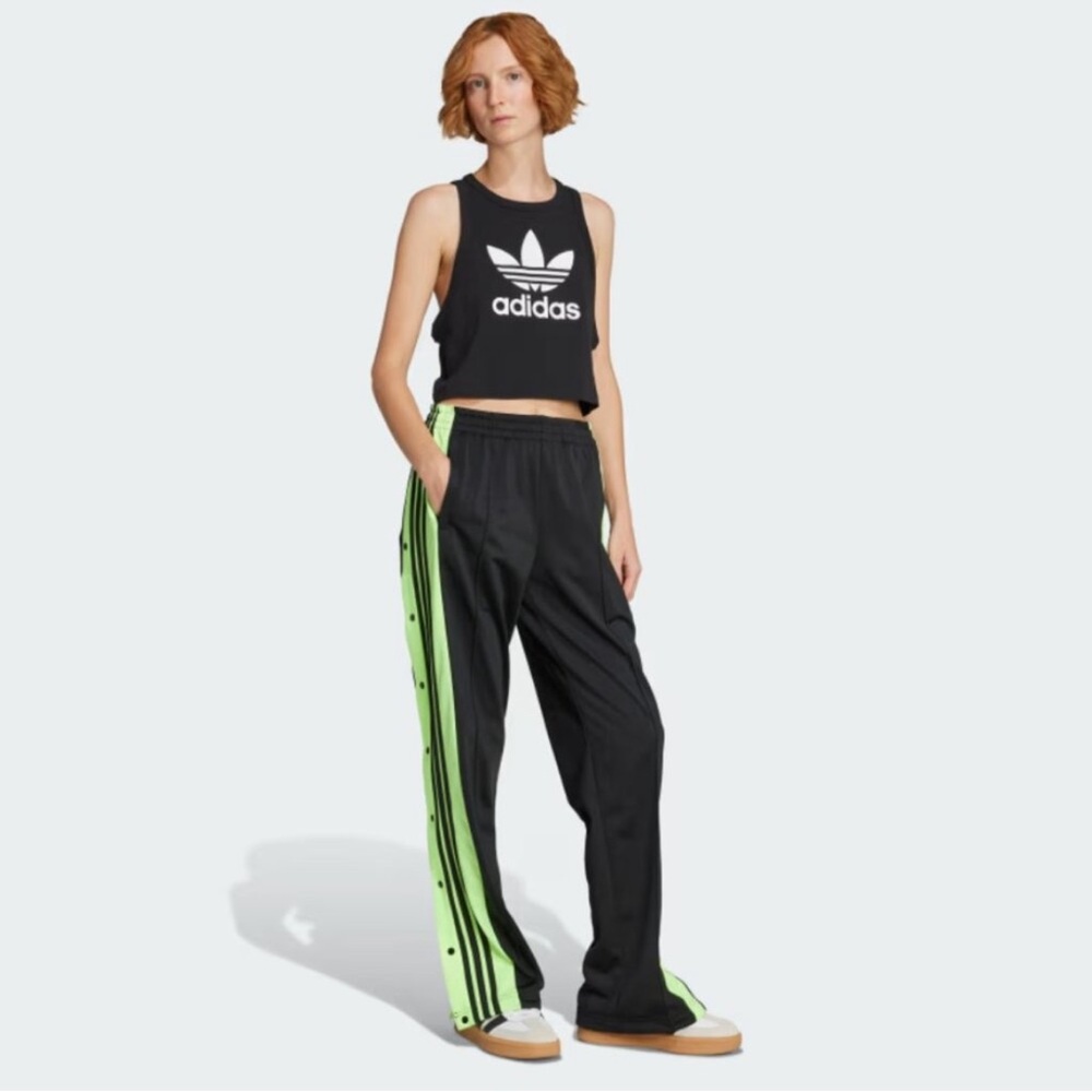 NEW Adidas Black and Neon Adibreak Snap Pants - Picture 6 of 9